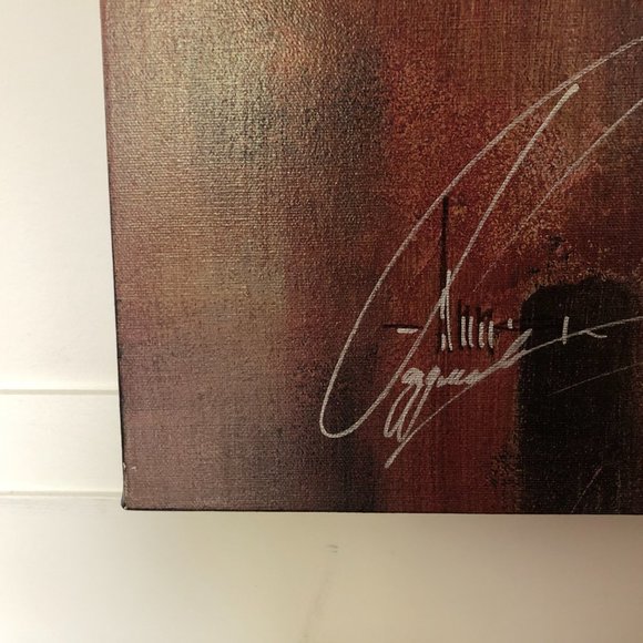 Anna Razumovskaya: 30”x30” Hand embellished Giclee on canvas, Cityscape - Picture 2 of 6